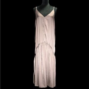 Elegant Cream Maxi Dress